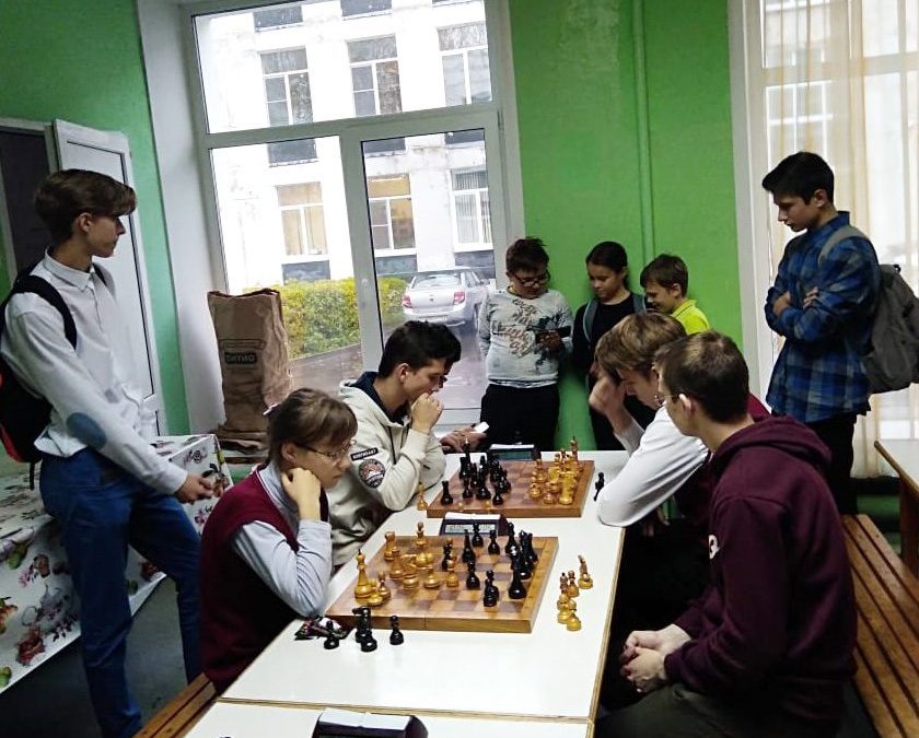 Участие гимназистов в районном шахматном турнире